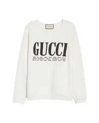 Gucci Felted Cotton Jersey Sweatshirt