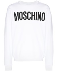 Moschino Logo Print Crew Neck Sweatshirt