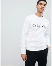 Calvin Klein Logo Sweatshirt White