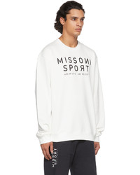 Missoni Sport Off White Logo Sweatshirt