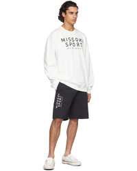 Missoni Sport Off White Logo Sweatshirt