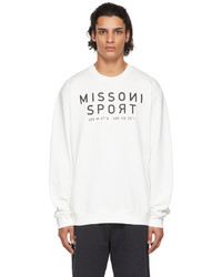 Missoni Sport Off White Logo Sweatshirt