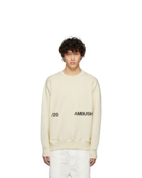 Ambush Off White New Crewneck Sweatshirt