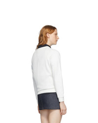 MAISON KITSUNE Off White Palais Royal Sweatshirt