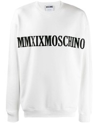 Moschino Slogan Embroidered Sweatshirt