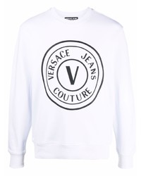 VERSACE JEANS COUTURE V Emblem Motif Sweatshirt