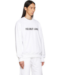 Helmut Lang White Core Crewneck Sweatshirt