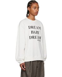Dries Van Noten White Dream Baby Dream Forever Sweatshirt