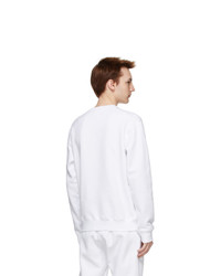 DSQUARED2 White Icon Crewneck Sweatshirt