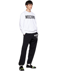 Moschino White Printed Sweatshirt