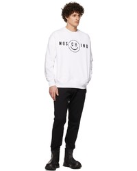 Moschino White Smiley Edition Sweatshirt