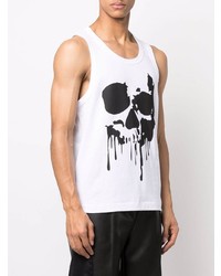 Comme Des Garcons Homme Plus Comme Des Garons Homme Plus Skull Print Cotton Tank Top