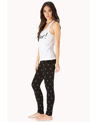 Forever 21 Cool Cats Pj Set