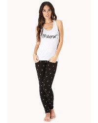 Forever 21 Cool Cats Pj Set