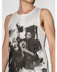 Yohji Yamamoto Graphic Print Tank Top