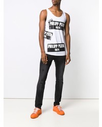 Philipp Plein Logo Print Tank Top