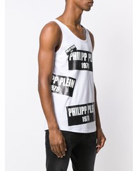 Philipp Plein Logo Print Tank Top