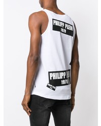 Philipp Plein Logo Print Tank Top