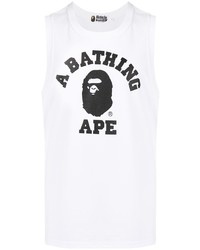 A Bathing Ape Logo Print Tank Top