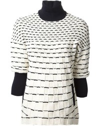 3.1 Phillip Lim Checked Knit Top
