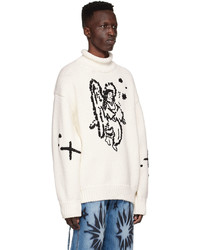 We11done Off White Wool Sweater