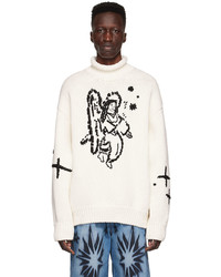 We11done Off White Wool Sweater