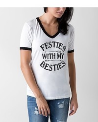 Daytrip Festies With My Besties Ringer T Shirt