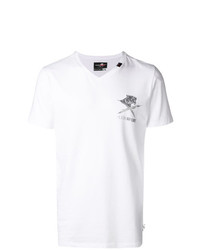 Plein Sport Logo Crest V Neck T Shirt