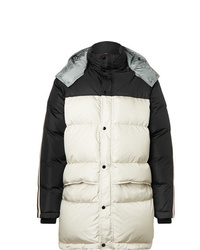 Gucci Webbing Trimmed Quilted Shell Hooded Down Jacket