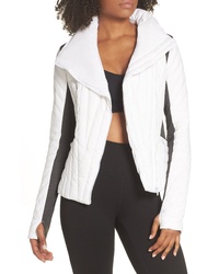 White and Black Puffer Jacket