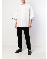 Haider Ackermann Contrast Trim Oversized Shirt