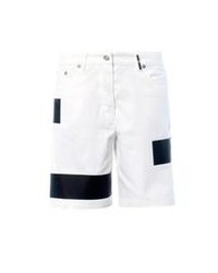 Kenzo Coated Stripe Denim Shorts