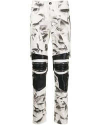 White and Black Skinny Jeans