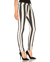 Off-White Striped Skinny Jeans