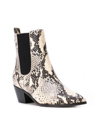 Paige Willa Snakeskin Effect Boots