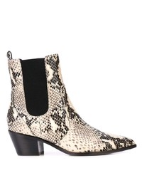 Paige Willa Snakeskin Effect Boots