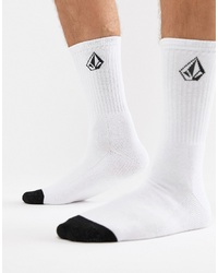 Volcom Full Stone Logo Socks In White