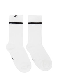 Nike Two Pack White Essential Crew Socks