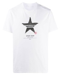 Neil Barrett Sport Star Cotton T Shirt