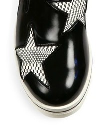 Stella McCartney Binx Star Patent Faux Leather Platform Loafers
