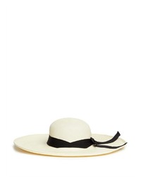 Nobrand Lady Ibiza Grosgrain Bow Sun Hat