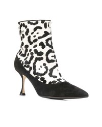 Manolo Blahnik Cheetah Printed Boots