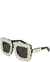 Dolce & Gabbana Absolute Luxury Roses Sunglasses Whiteblack