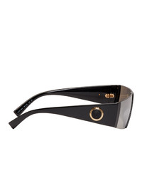 Versace Black Medusa Ares Visor Sunglasses