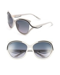 Dior Audacieuse 59mm Butterfly Sunglasses White One Size