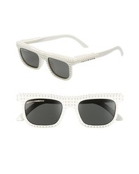 MOSTLY HEARD RARELY SEEN 55mm Nanoblock Sunglasses White One Size