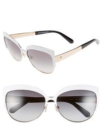 Kate Spade New York Rlyn 59mm Cat Eye Sunglasses Demi Brown Foil