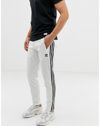 adidas Originals Beckenbauer Joggers 3 Stripes White