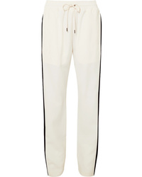 Burberry Striped Silk And Wool Blend Track Pants