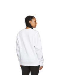 Nike White Sportswear Crewneck Sweatshirt